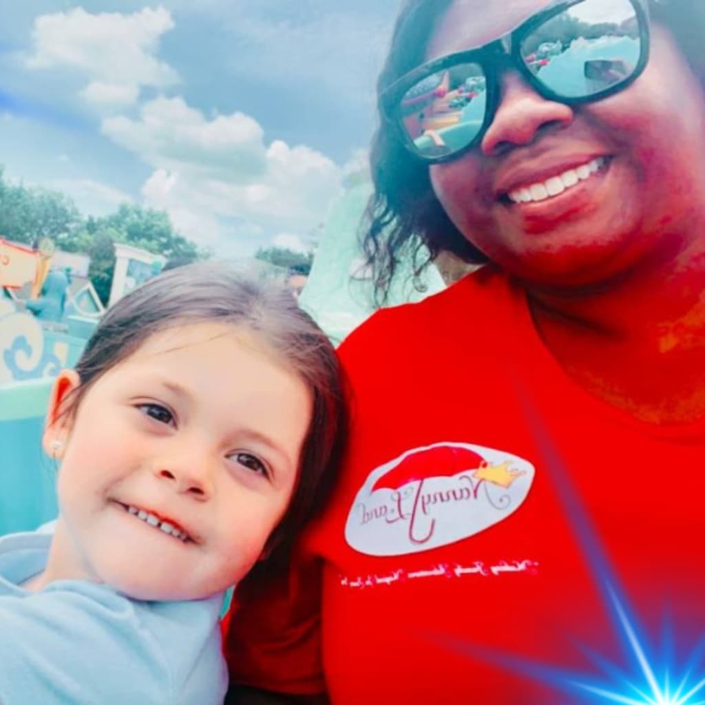 Black women with beautiful girl